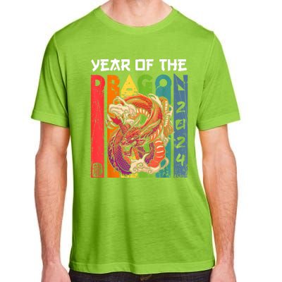 Chinese Lunar New Year 2024 Year Of The Dragon Zodiac Sign Adult ChromaSoft Performance T-Shirt