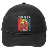 Chinese Lunar New Year 2024 Year Of The Dragon Zodiac Sign 7-Panel Snapback Hat