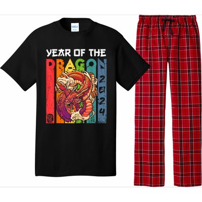 Chinese Lunar New Year 2024 Year Of The Dragon Zodiac Sign Pajama Set