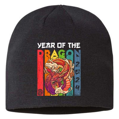 Chinese Lunar New Year 2024 Year Of The Dragon Zodiac Sign Sustainable Beanie