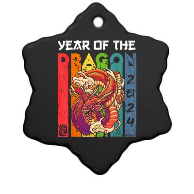 Chinese Lunar New Year 2024 Year Of The Dragon Zodiac Sign Ceramic Star Ornament