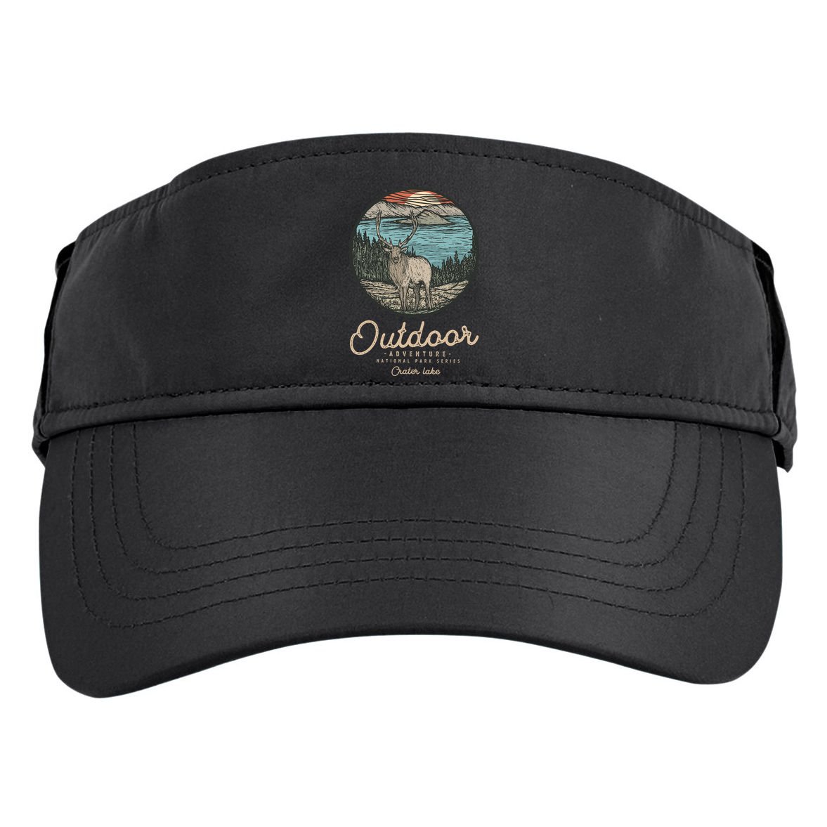 Crater Lake National Park Adult Drive Performance Visor