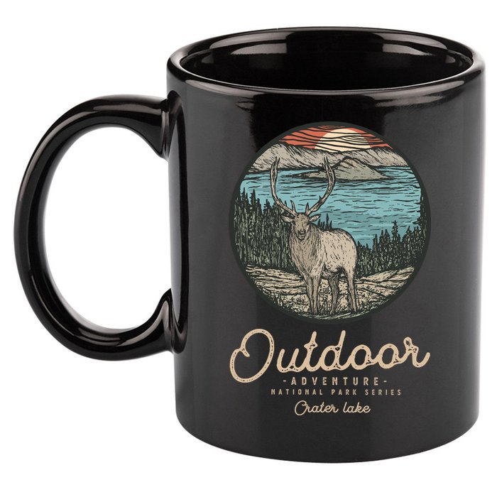 Crater Lake National Park 11oz C Handle Ceramic Mug