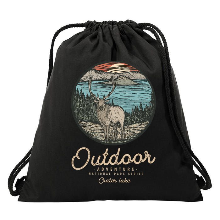 Crater Lake National Park Drawstring Bag