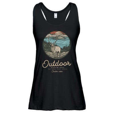 Crater Lake National Park Ladies Essential Flowy Tank