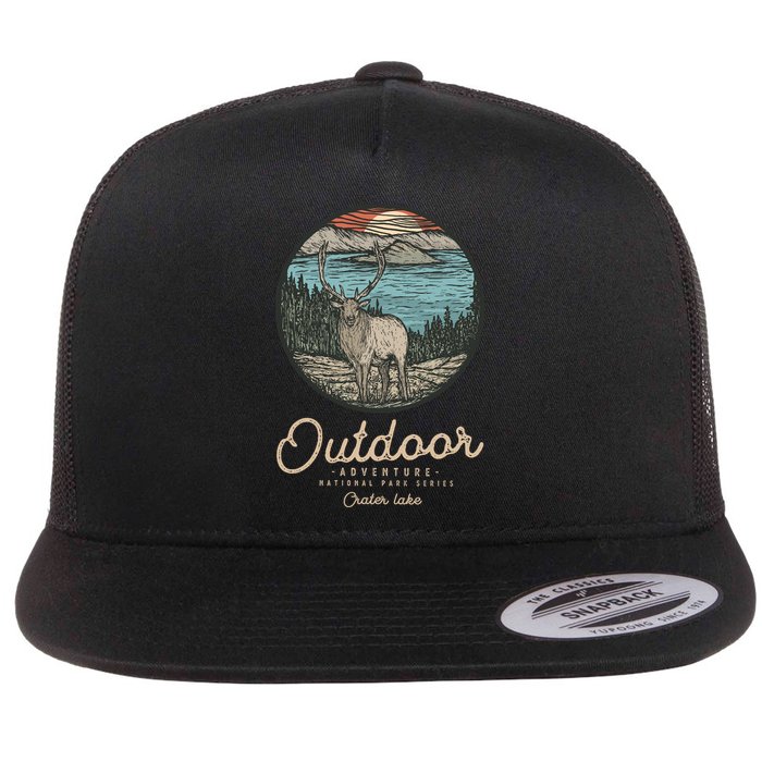 Crater Lake National Park Flat Bill Trucker Hat