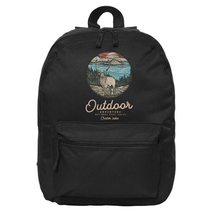 Crater Lake National Park 16 in Basic Backpack