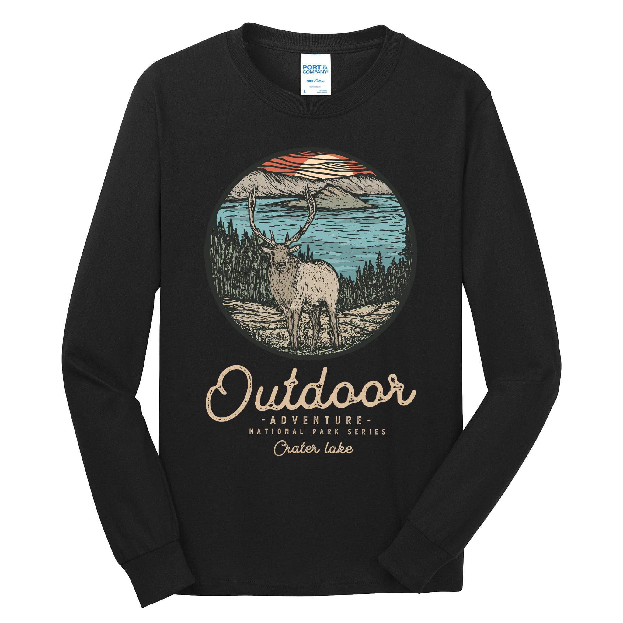 Crater Lake National Park Tall Long Sleeve T-Shirt
