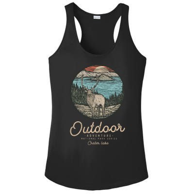 Crater Lake National Park Ladies PosiCharge Competitor Racerback Tank