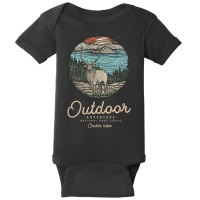 Crater Lake National Park Baby Bodysuit