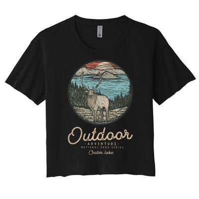 Crater Lake National Park Women's Crop Top Tee