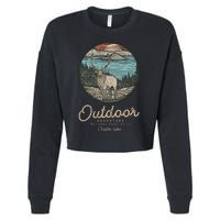 Crater Lake National Park Cropped Pullover Crew