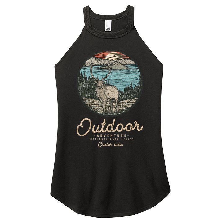 Crater Lake National Park Women's Perfect Tri Rocker Tank