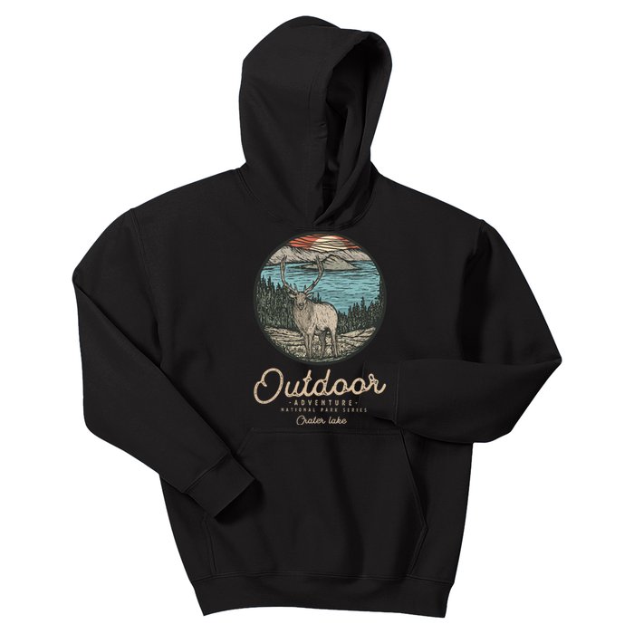 Crater Lake National Park Kids Hoodie