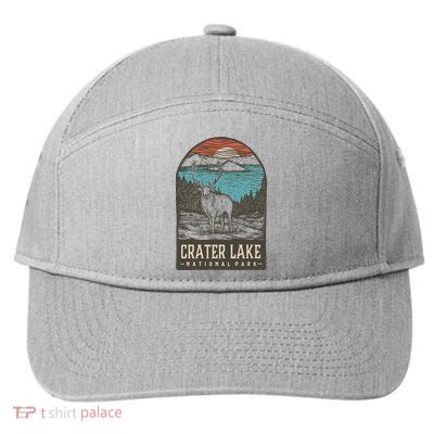 Crater Lake National Park 7-Panel Snapback Hat