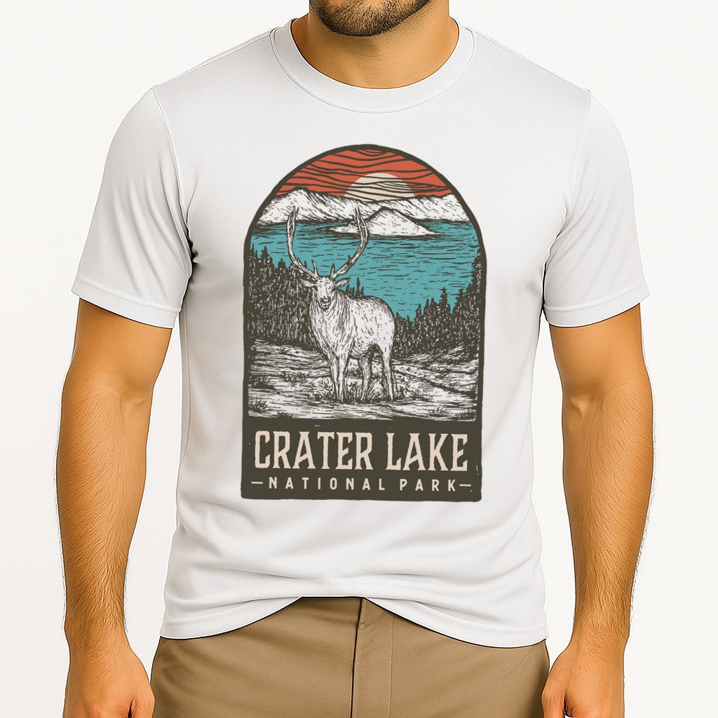 Crater Lake National Park Cooling Performance Crew T-Shirt