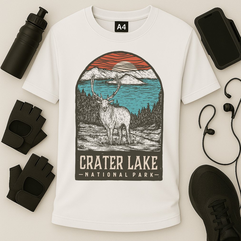 Crater Lake National Park Cooling Performance Crew T-Shirt