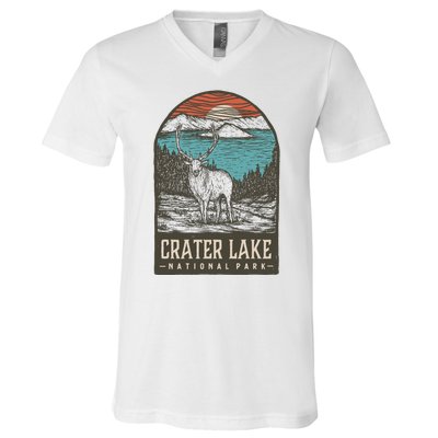 Crater Lake National Park V-Neck T-Shirt