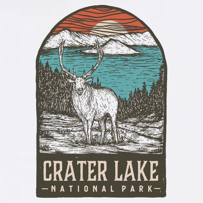 Crater Lake National Park Adult Drive Performance Visor