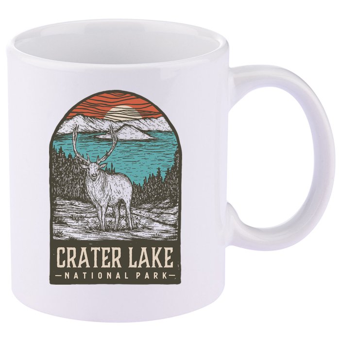 Crater Lake National Park 11oz C Handle Ceramic Mug