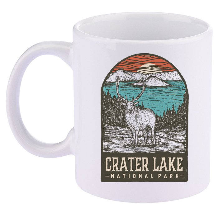 Crater Lake National Park 11oz C Handle Ceramic Mug