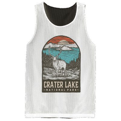 Crater Lake National Park Mesh Reversible Basketball Jersey Tank