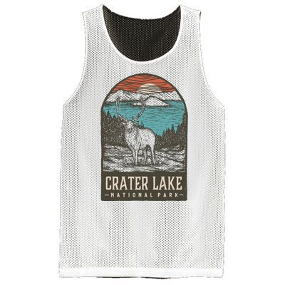 Crater Lake National Park Mesh Reversible Basketball Jersey Tank