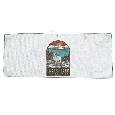 Crater Lake National Park Large Microfiber Waffle Golf Towel