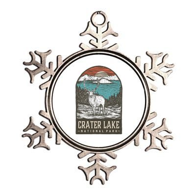 Crater Lake National Park Metallic Star Ornament