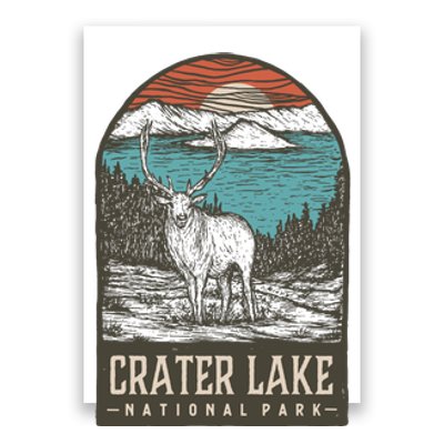 Crater Lake National Park Poster