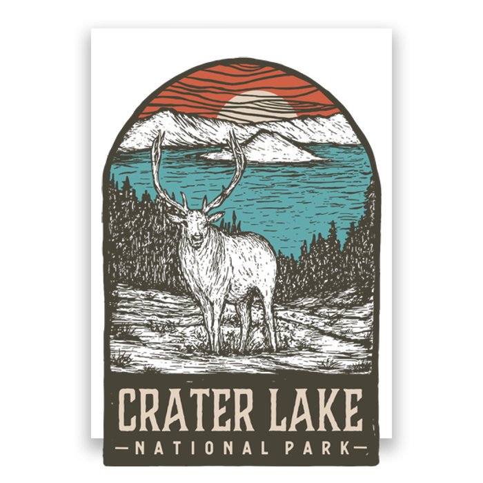 Crater Lake National Park Poster