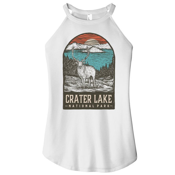 Crater Lake National Park Women's Perfect Tri Rocker Tank