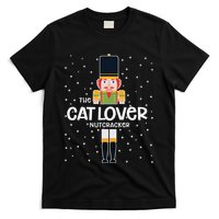 Cat Lover Nutcracker Family Matching Funny Pajama T-Shirt