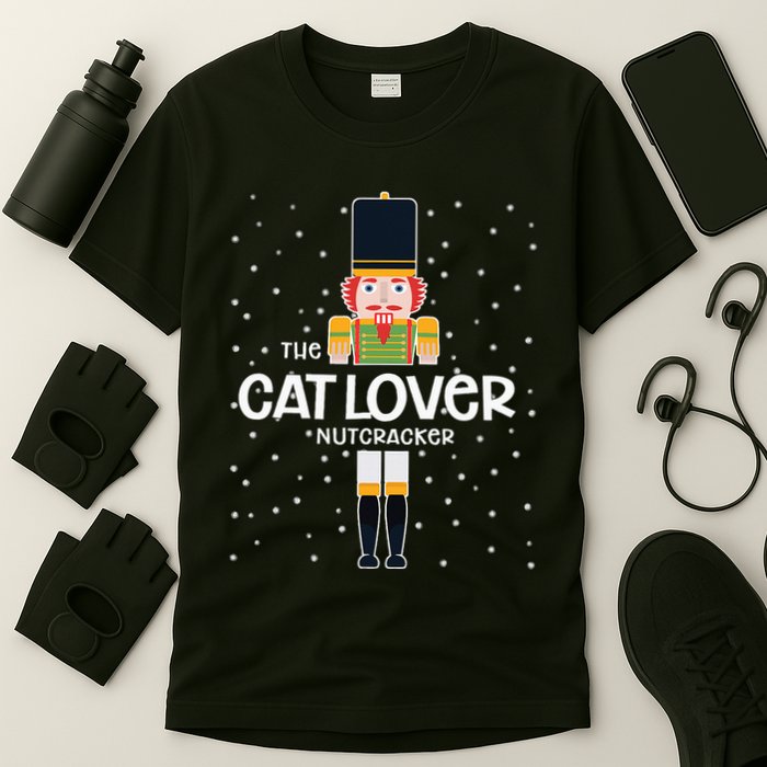 Cat Lover Nutcracker Family Matching Funny Pajama T-Shirt