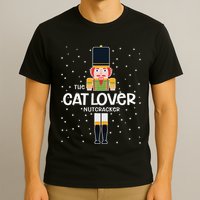 Cat Lover Nutcracker Family Matching Funny Pajama T-Shirt