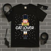 Cat Lover Nutcracker Family Matching Funny Pajama T-Shirt