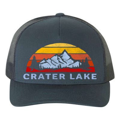 Crater Lake National Park Retro Sunset Design Gift Yupoong Adult 5-Panel Trucker Hat