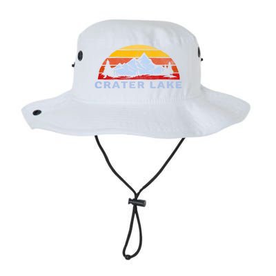 Crater Lake National Park Retro Sunset Design Gift Legacy Cool Fit Booney Bucket Hat