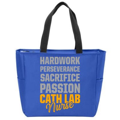 Cath Lab Nurse Passion Cardiac Nursing Rn Gift Zip Tote Bag