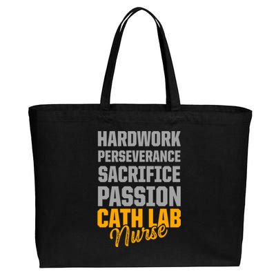 Cath Lab Nurse Passion Cardiac Nursing Rn Gift Cotton Canvas Jumbo Tote