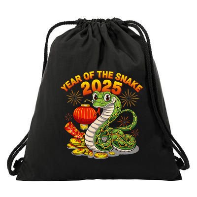 Chinese Lunnar New Year Snake The Year Of The Snake 2025 Drawstring Bag