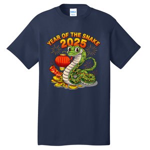 Chinese Lunnar New Year Snake The Year Of The Snake 2025 Tall T-Shirt