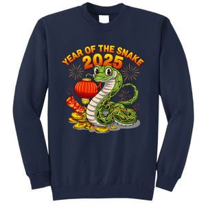 Chinese Lunnar New Year Snake The Year Of The Snake 2025 Tall Sweatshirt