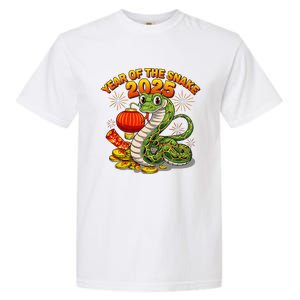 Chinese Lunnar New Year Snake The Year Of The Snake 2025 Garment-Dyed Heavyweight T-Shirt