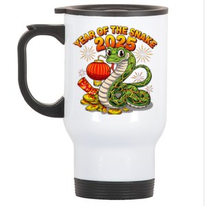 Chinese Lunnar New Year Snake The Year Of The Snake 2025 Stainless Steel Travel Mug