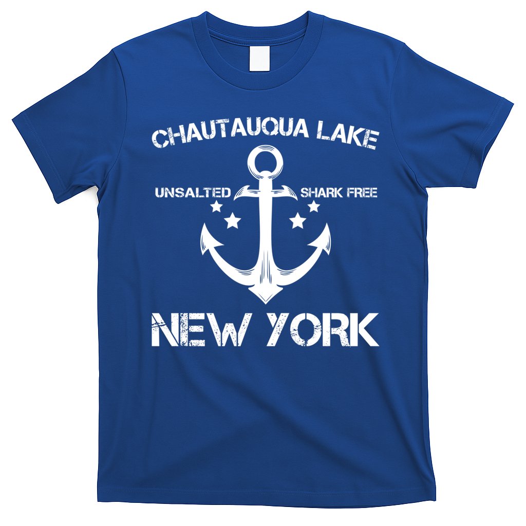 Chautauqua Lake New York Funny Fishing Camping Summer Gift Cute Gift T-Shirt