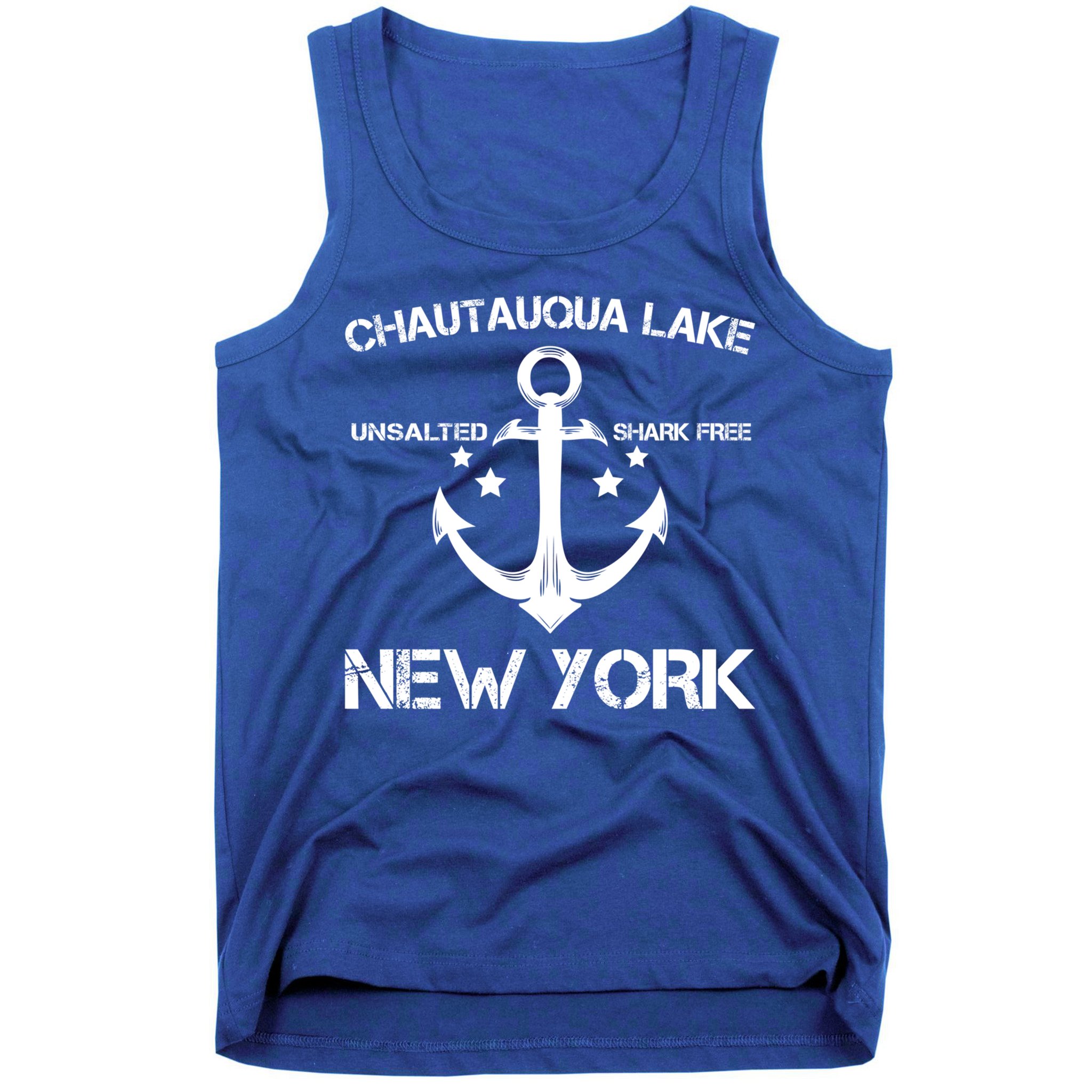 Chautauqua Lake New York Funny Fishing Camping Summer Gift Cute Gift Tank Top
