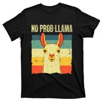 Cool Llama No Prob Llama Alpaca Farming Animal T-Shirt