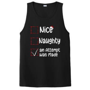 Christmas List Nice Naughty An Attempt Was Made PosiCharge Competitor Tank