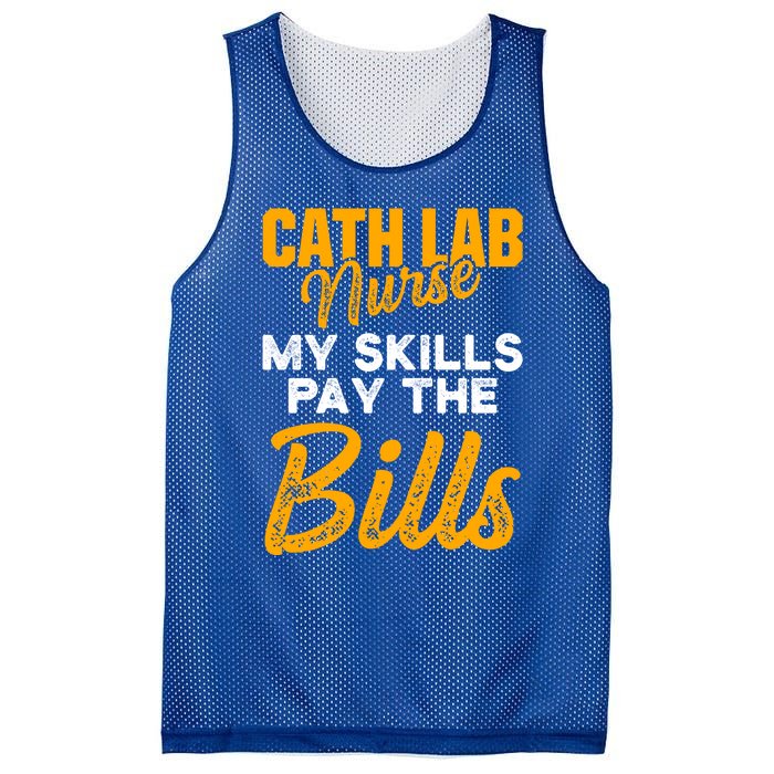 Cath Lab Nurse Skills Cardiac Nursing Rn Gift Mesh Reversible Basketball Jersey Tank